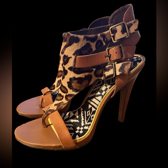 Sam Edelman Animal Print Sandals - Picture 2 of 5